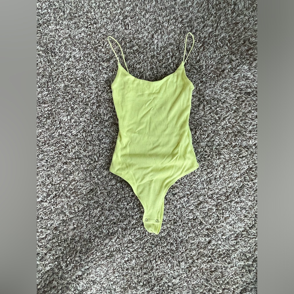 Garage Neon Yellow Bodysuit Cami